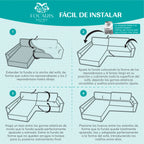 Funda para sofá chaise longue