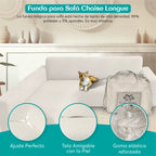 Funda para sofá chaise longue