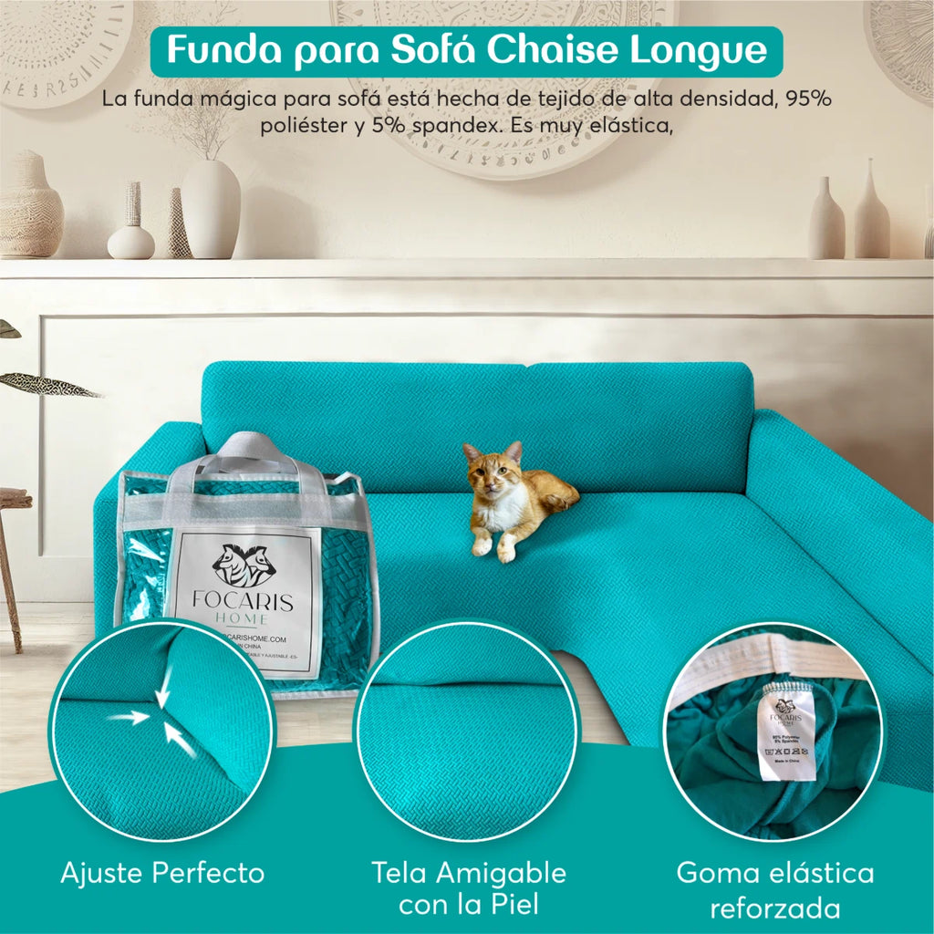Funda para sofá chaise longue