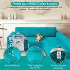 Funda para sofá chaise longue