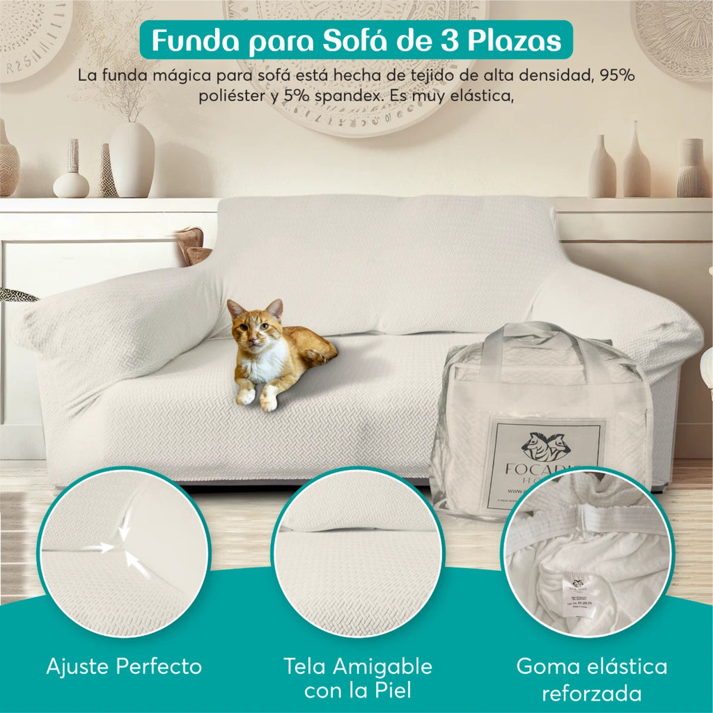Funda para sofá 3 plazas