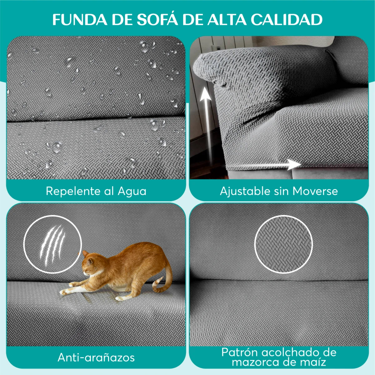 Funda para sofá 3 plazas