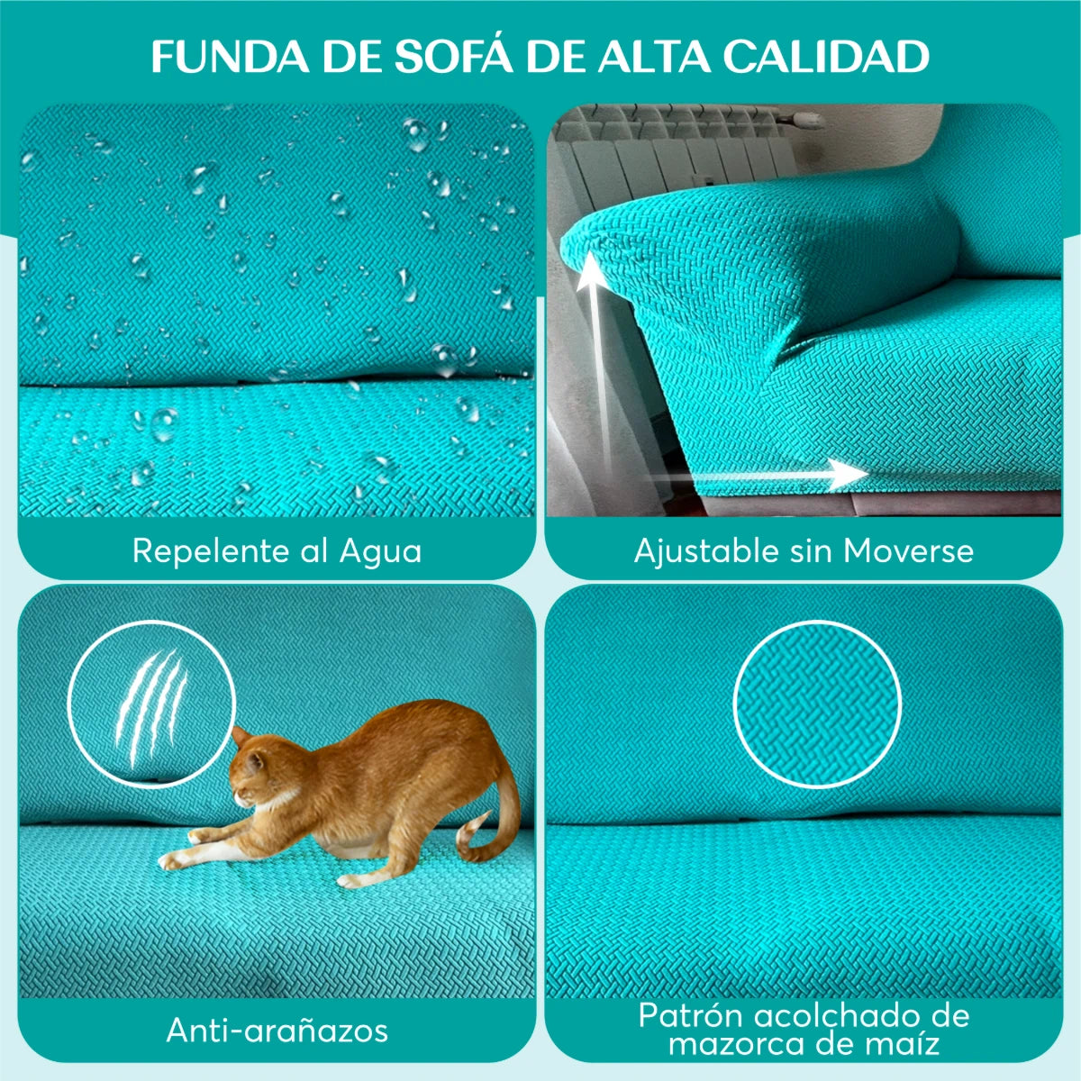 Funda para sofá 3 plazas