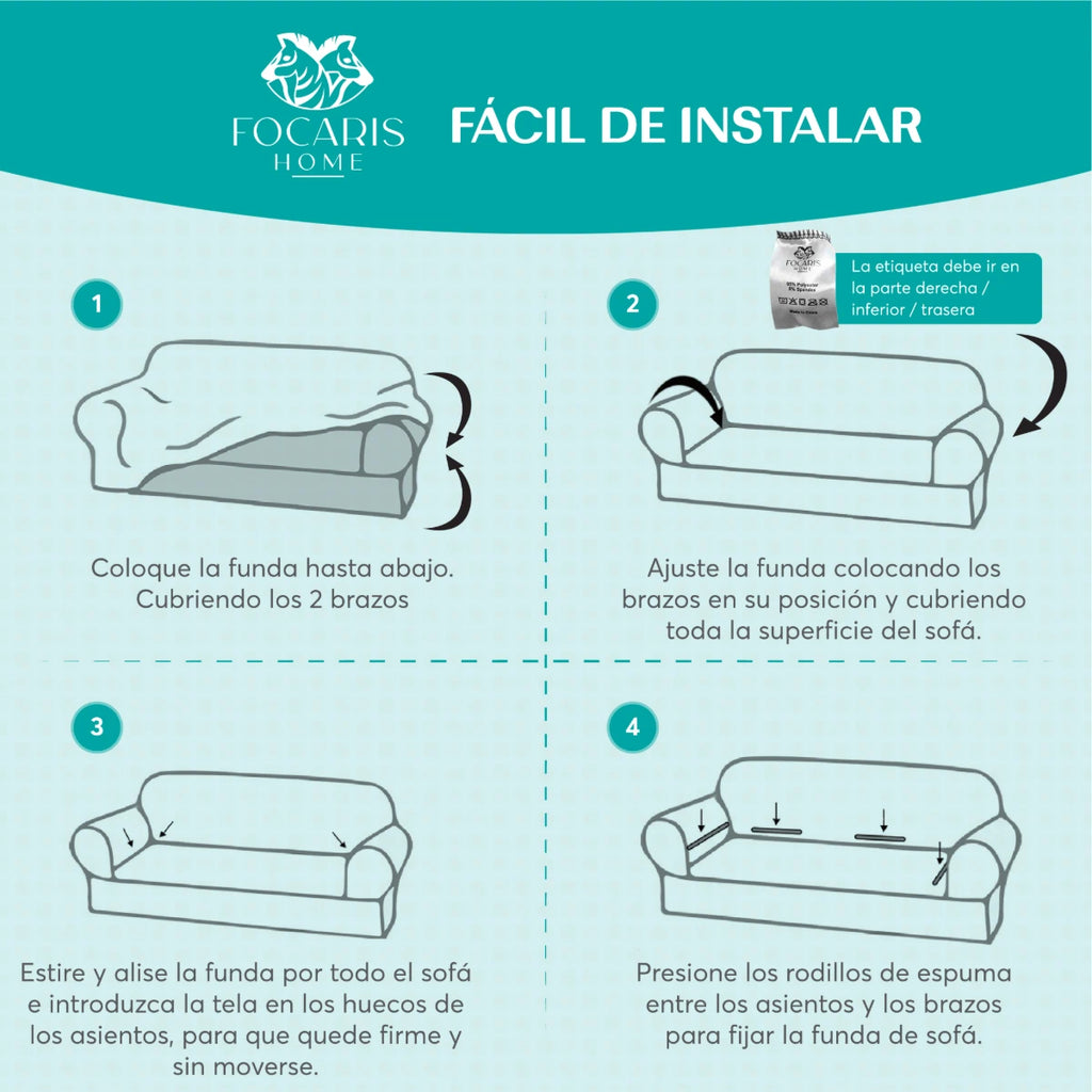 Funda para sofá 3 plazas