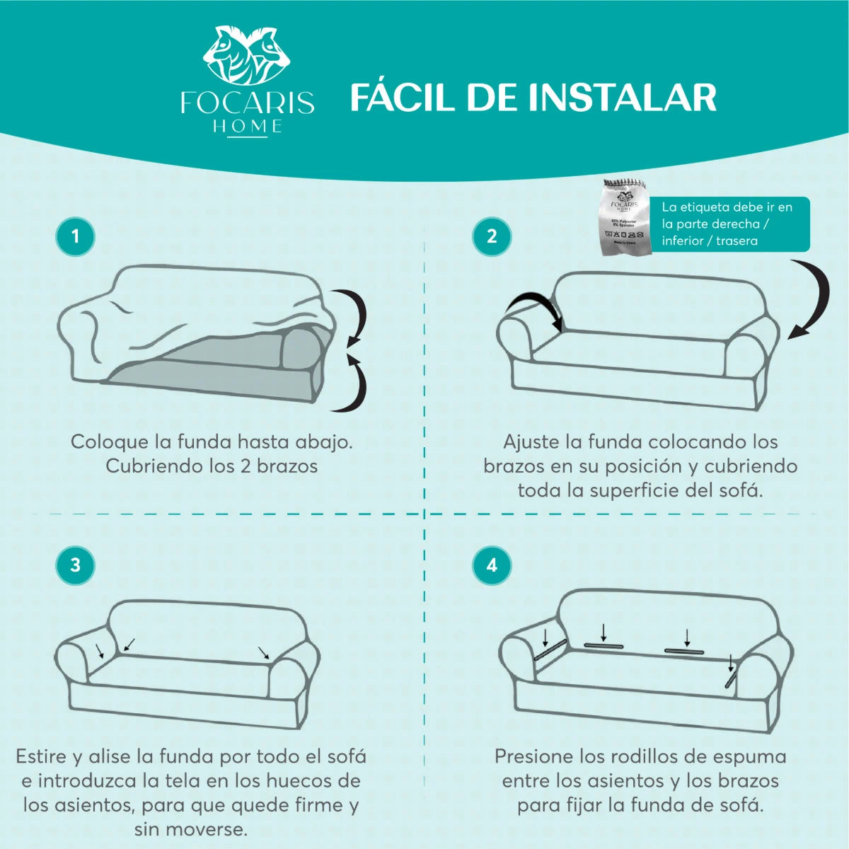 Funda para sofá 3 plazas